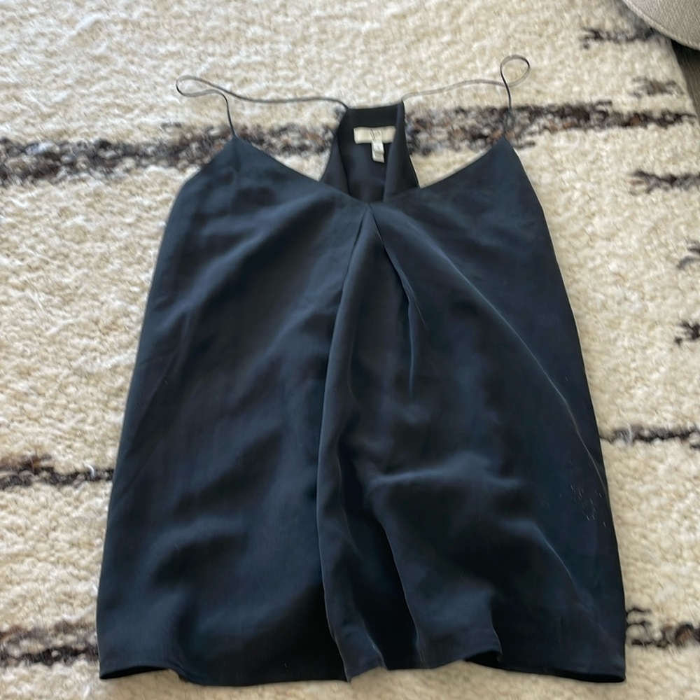 Joie black silk string top size s